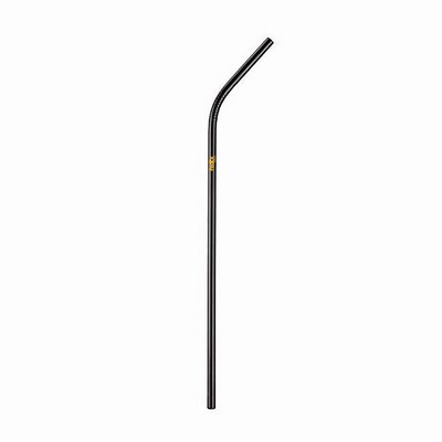 Single Stainless Steel Straw - Bent (6mm) - COLORED